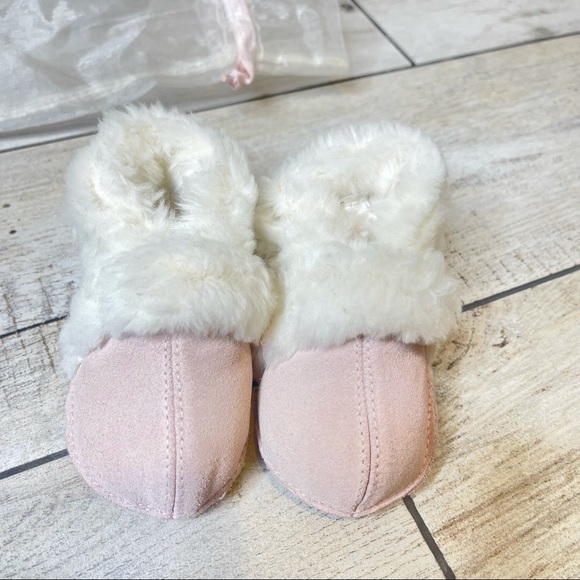 Janie & Jack Pink Crib Shoes - Picture 7 of 7